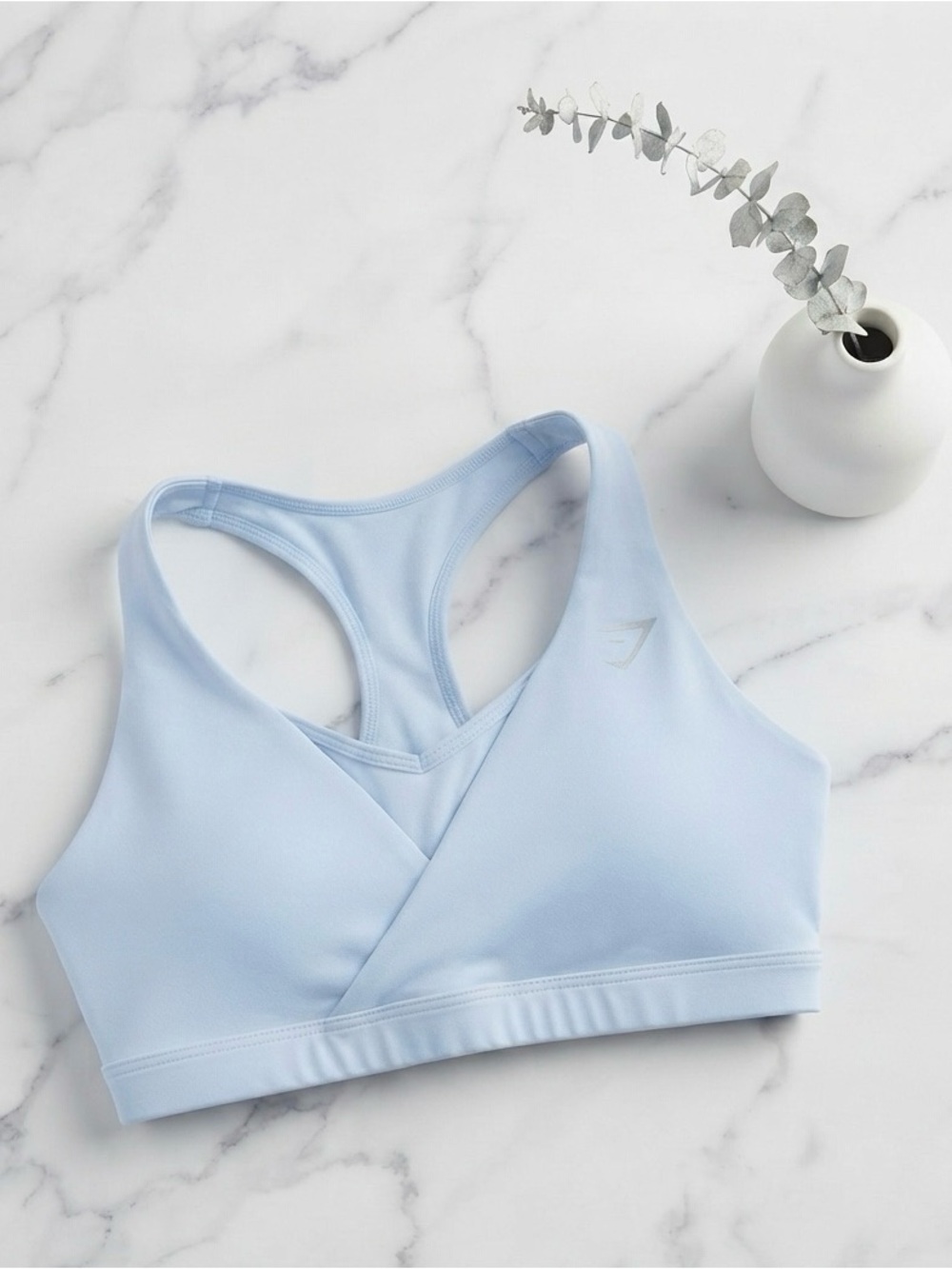 Gymshark Light Blue Racerback Sports Bra
